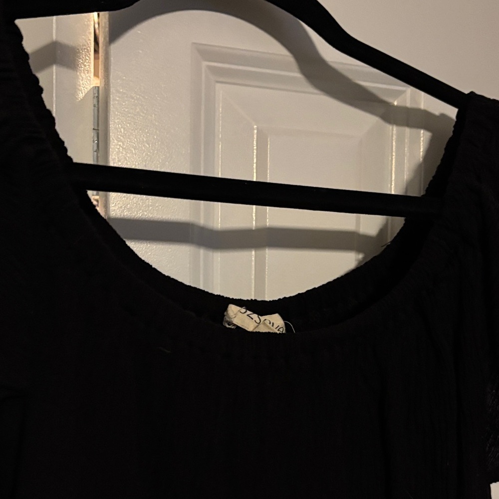 Black Ruffle Dress - Picture 4 of 4